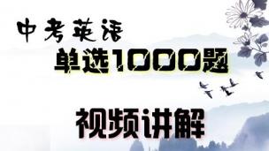 中考英语单选1000题 名词、量词、数词、冠词    719-720