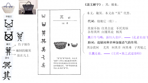 贲腾古文----其字讲解