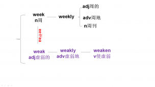 week-weak, weekly-weakly高考极简高频词