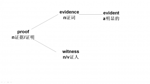 proof-evidence-witness高考极简高频词